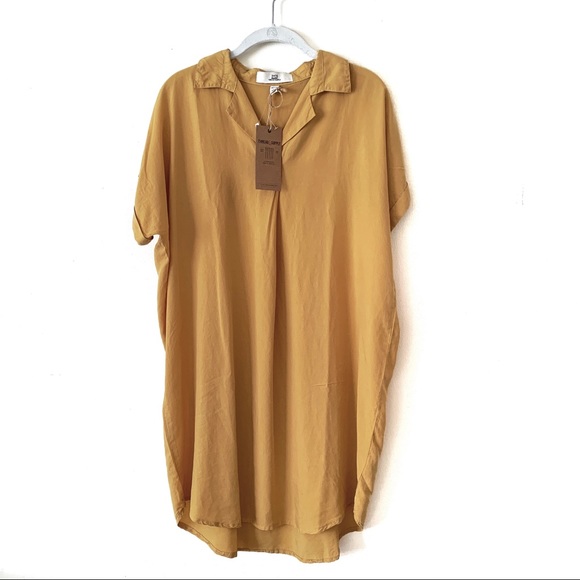 Thread & Supply Dresses & Skirts - Thread & Supply Mustard Shirt Dress